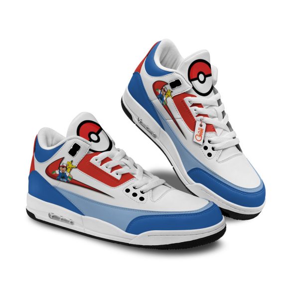ash ketchum air j3 sneakers custom anime r6e2m Gearsnkrs