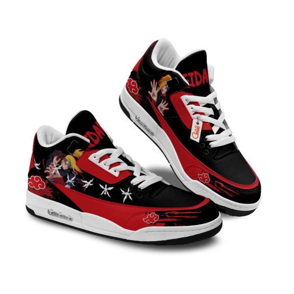 deidara air j3 sneakers custom anime Gearsnkrs
