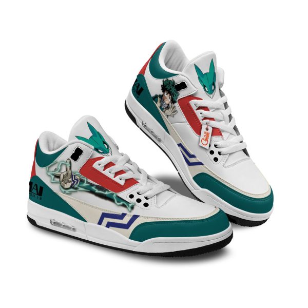 deku air j3 sneakers custom anime Gearsnkrs