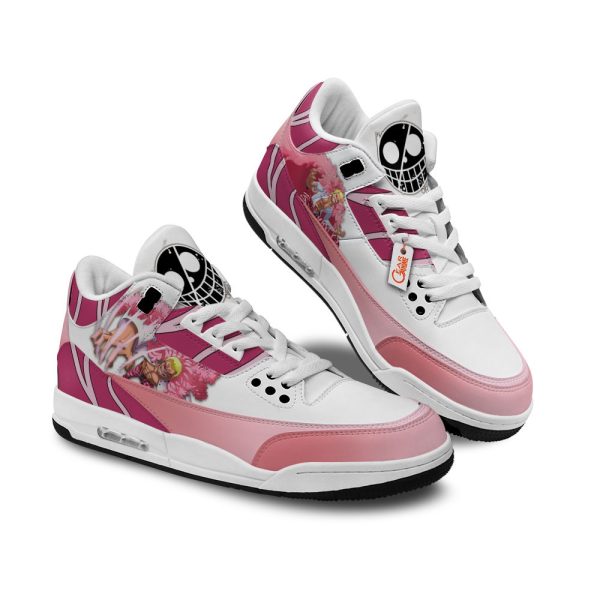 donquixote doflamingo air j3 sneakers custom anime 4hyh3 Gearsnkrs