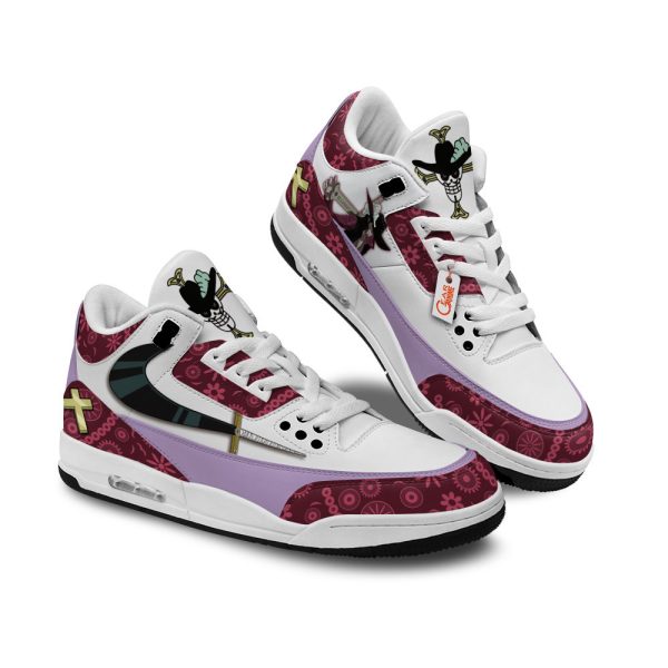 dracule mihawk air j3 sneakers custom anime Gearsnkrs