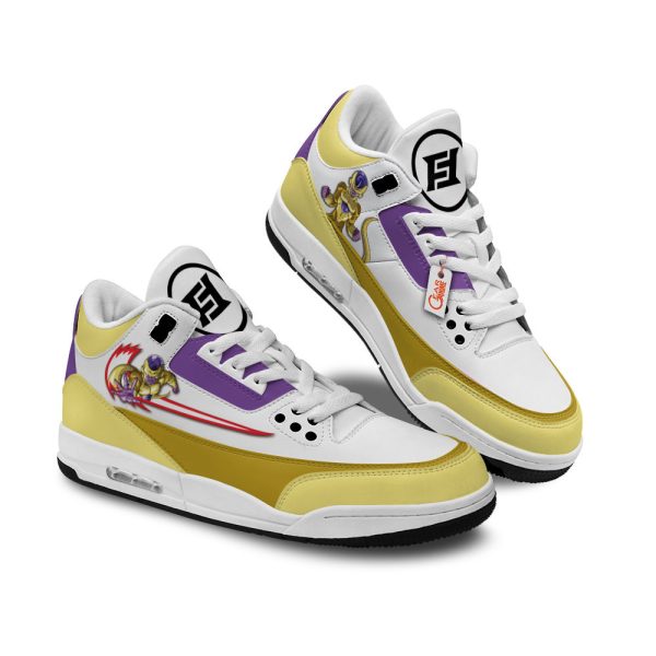 frieza gold air j3 sneakers custom anime Gearsnkrs