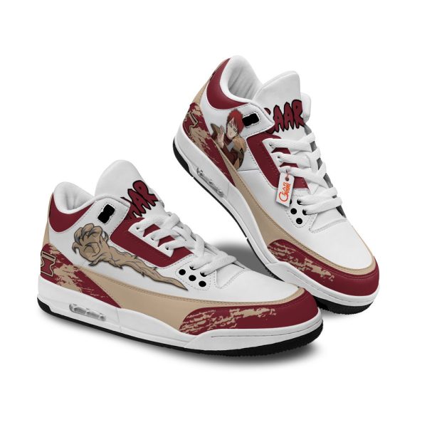 gaara air j3 sneakers custom anime 4tpkk Gearsnkrs
