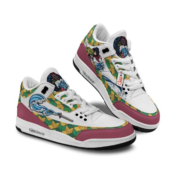 giy tomioka air j3 sneakers custom anime Gearsnkrs