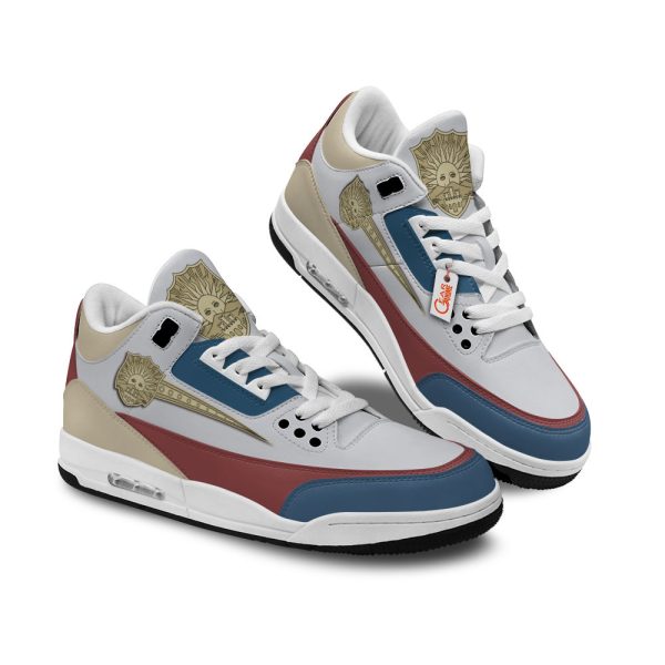 golden dawn air j3 sneakers custom anime k0m1g Gearsnkrs