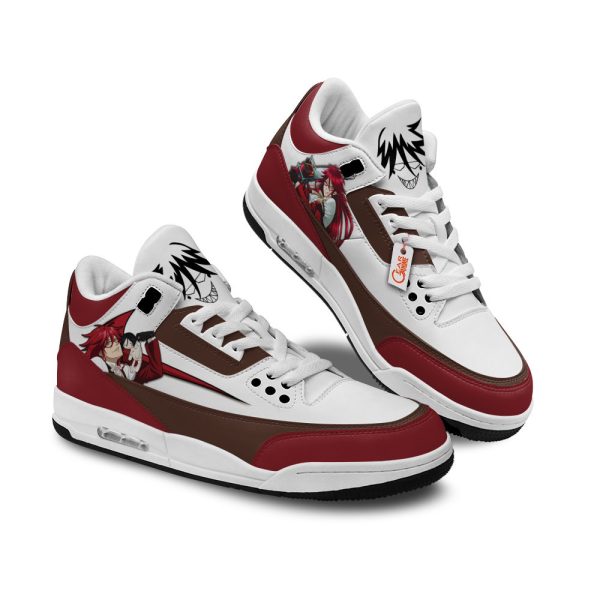grell sutcliff air j3 sneakers custom anime Gearsnkrs