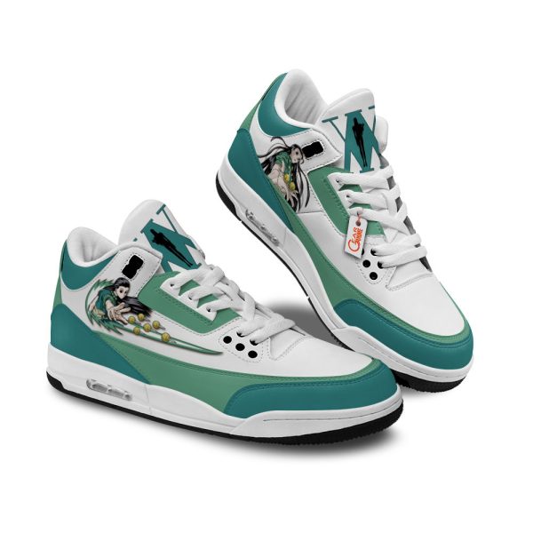 illumi zoldyck air j3 sneakers custom anime mgmnj Gearsnkrs