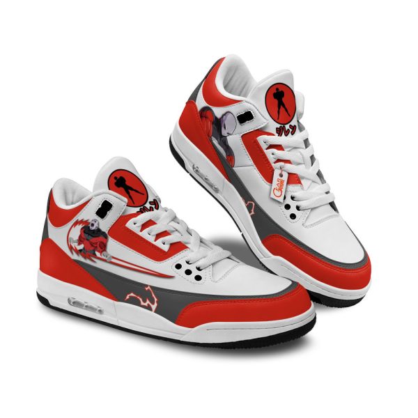jiren the gray air j3 sneakers custom anime kmyhm Gearsnkrs