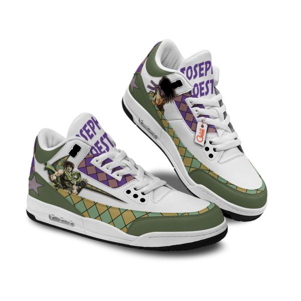 joseph joestar sneakers air j3 custom shoes rqdde Gearsnkrs