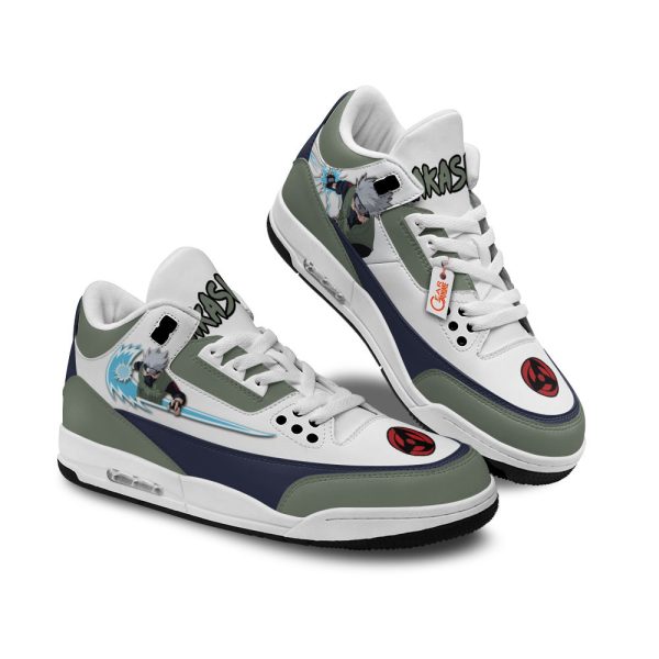 kakashi hatake air j3 sneakers custom anime ev01e Gearsnkrs