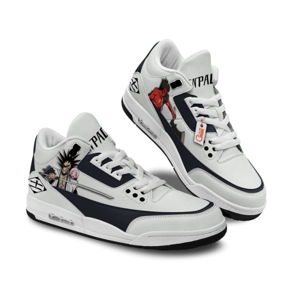kenpachi zaraki air j3 sneakers custom anime gbbno Gearsnkrs
