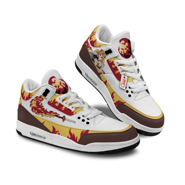kyojuro air j3 sneakers custom anime i1jyh Gearsnkrs