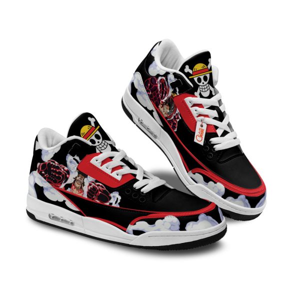 luffy gear 4 air j3 sneakers custom anime gufnq Gearsnkrs
