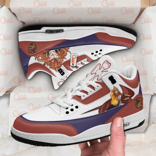 mereoleona vermillion air j3 sneakers custom anime Gearsnkrs