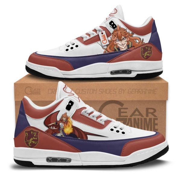 mereoleona vermillion air j3 sneakers custom anime Gearsnkrs
