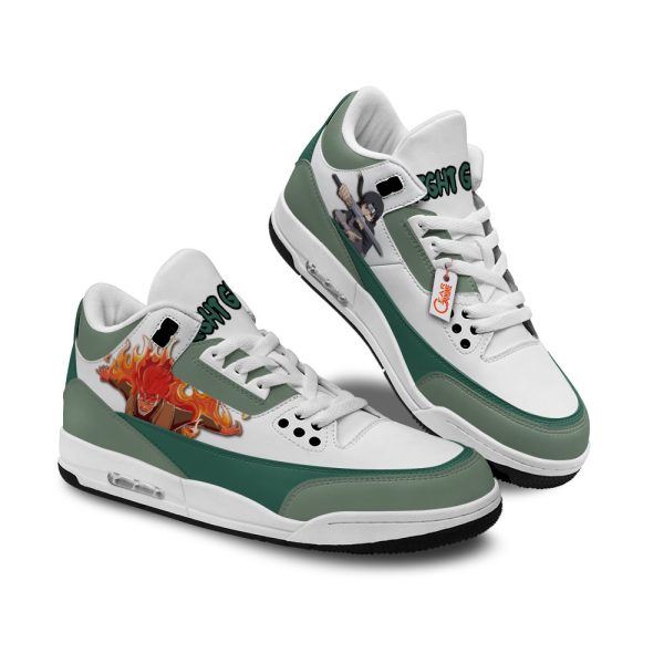 might guy air j3 sneakers custom anime nlpww Gearsnkrs