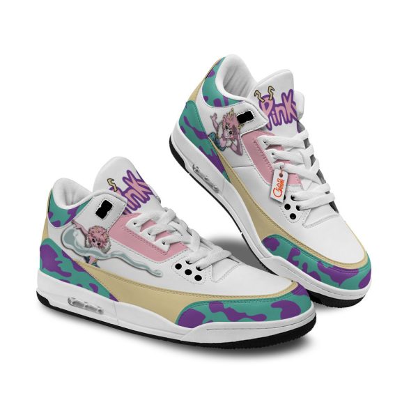 mina ashido air j3 sneakers custom anime Gearsnkrs