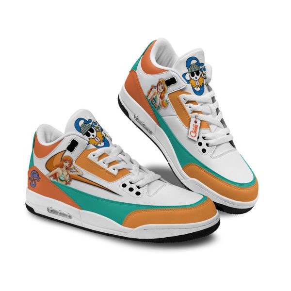nami air j3 sneakers custom anime gdlhe Gearsnkrs