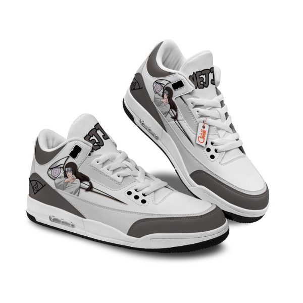 neji hyuga air j3 sneakers custom anime bib4p Gearsnkrs