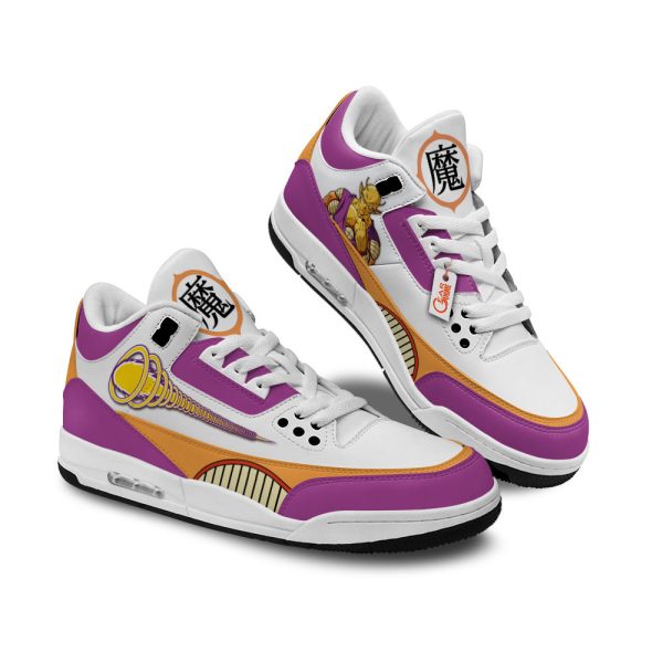 orange piccolo air j3 sneakers custom anime hqdts Gearsnkrs