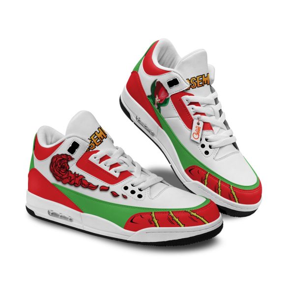 rosemon air j3 sneakers custom anime ud23l Gearsnkrs