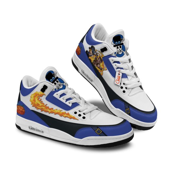 sabo air j3 sneakers custom anime Gearsnkrs
