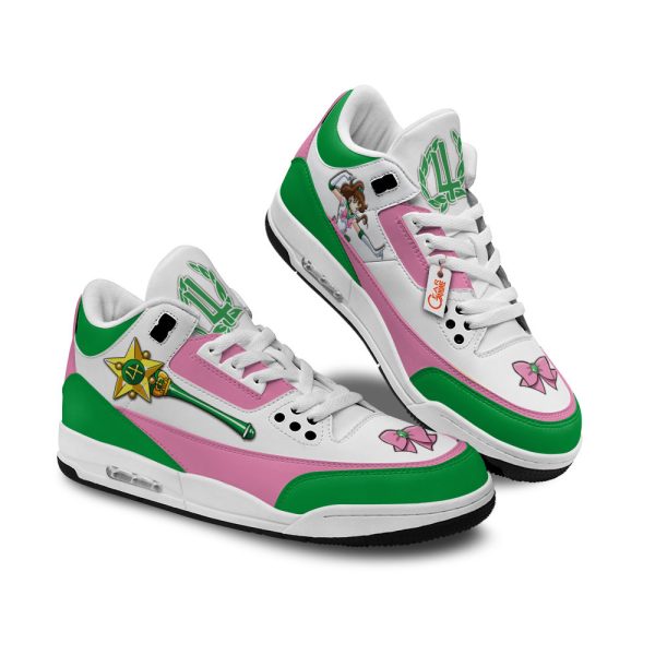 sailor jupiter air j3 sneakers custom anime ndizy Gearsnkrs
