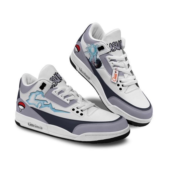 sasuke uchiha air j3 sneakers custom anime 5pc8i Gearsnkrs