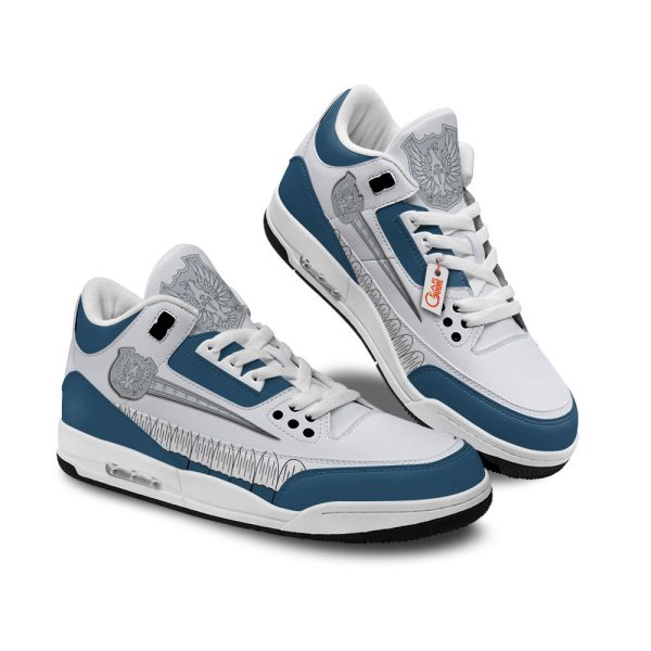silver eagle air j3 sneakers custom anime lh7zr Gearsnkrs