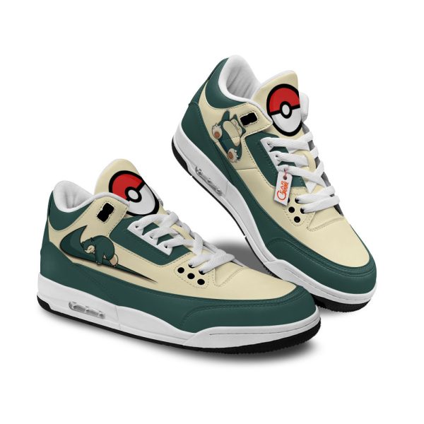 snorlax air j3 sneakers custom anime iodoc Gearsnkrs