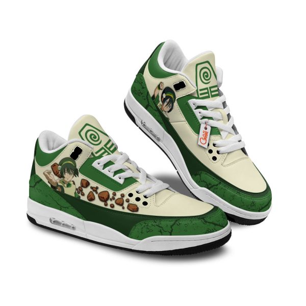 toph beifong air j3 sneakers custom anime 8r5ge Gearsnkrs