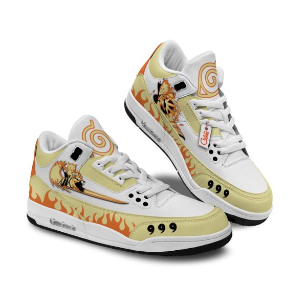 uzumaki bijuu air j3 sneakers custom anime kfbmn Gearsnkrs