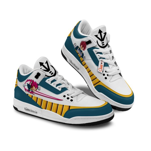 vegeta super saiyan god air j3 sneakers custom anime cykv4 Gearsnkrs