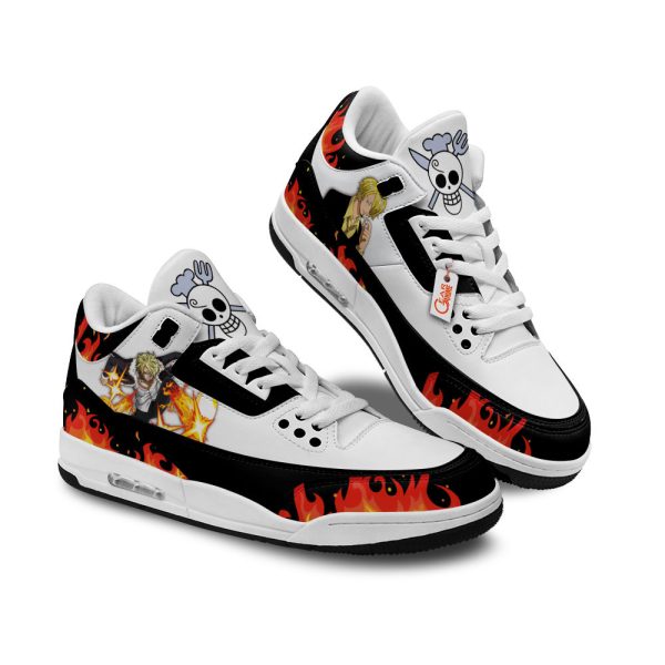 vinsmoke sanji air j3 sneakers custom anime cmqig Gearsnkrs