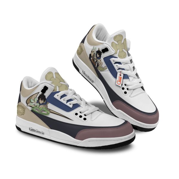 yuno grinberryall air j3 sneakers custom anime aquci Gearsnkrs