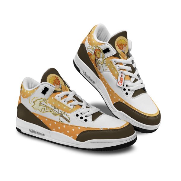 zenitsu air j3 sneakers custom anime u8u3j Gearsnkrs