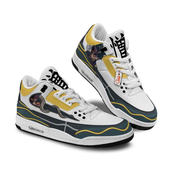 zou hakuten air j3 sneakers custom anime sidlh Gearsnkrs