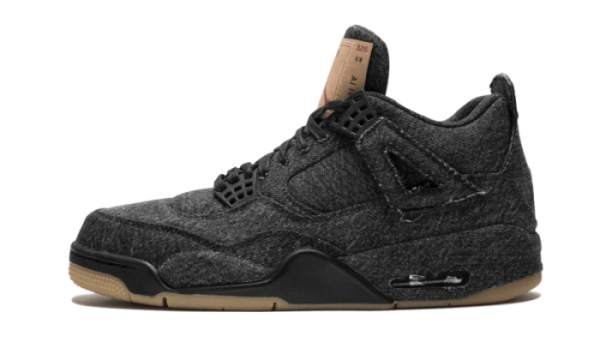 jordan 4 retro levis black oy8so Gearsnkrs