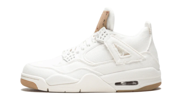 jordan 4 retro levis white s145r Gearsnkrs